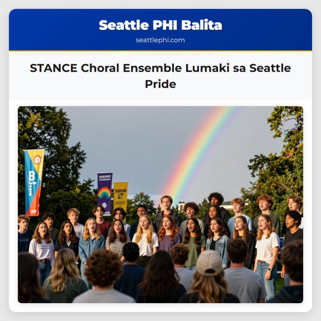 STANCE Choral Ensemble Lumaki sa Seattle Pride