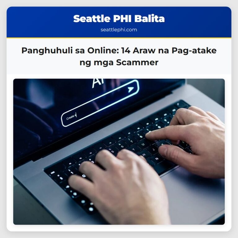 Panghuhuli sa Online 14 Araw na Pag-atake ng mga Scammer
