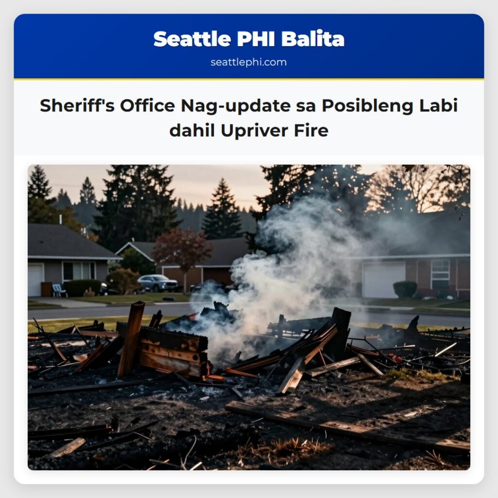 Sheriff's Office Nag-update sa Posibleng Labi