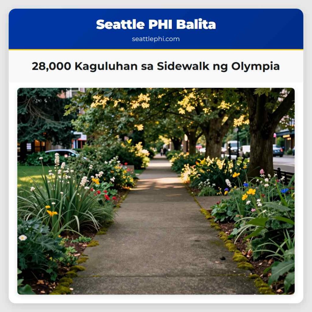 28,000 Kaguluhan sa Sidewalk ng Olympia