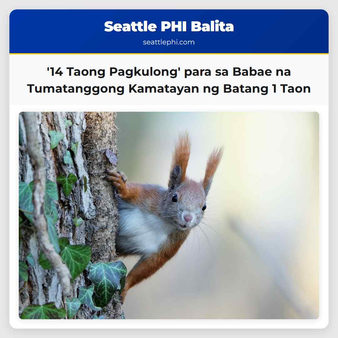 14 Taong Pagkulong para sa Babae na Tumatanggong Kamatayan ng Batang 1 Taon