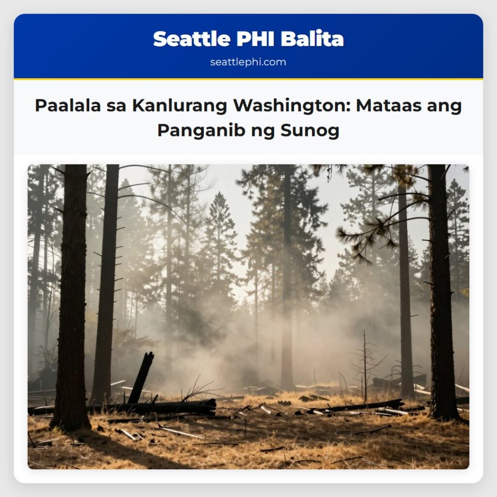 Paalala sa Kanlurang Washington: Mataas ang