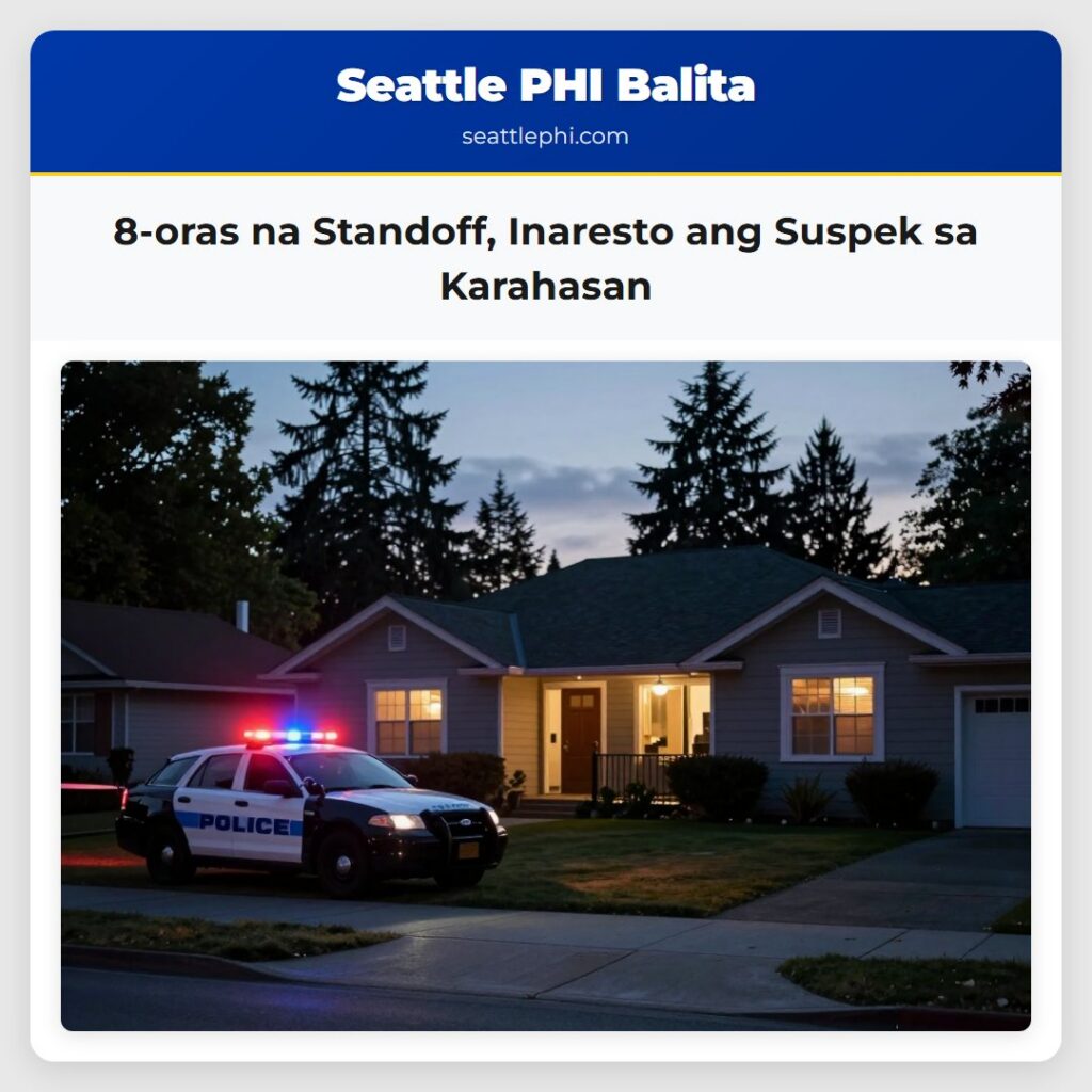 8-oras na Standoff, Inaresto ang Suspek sa