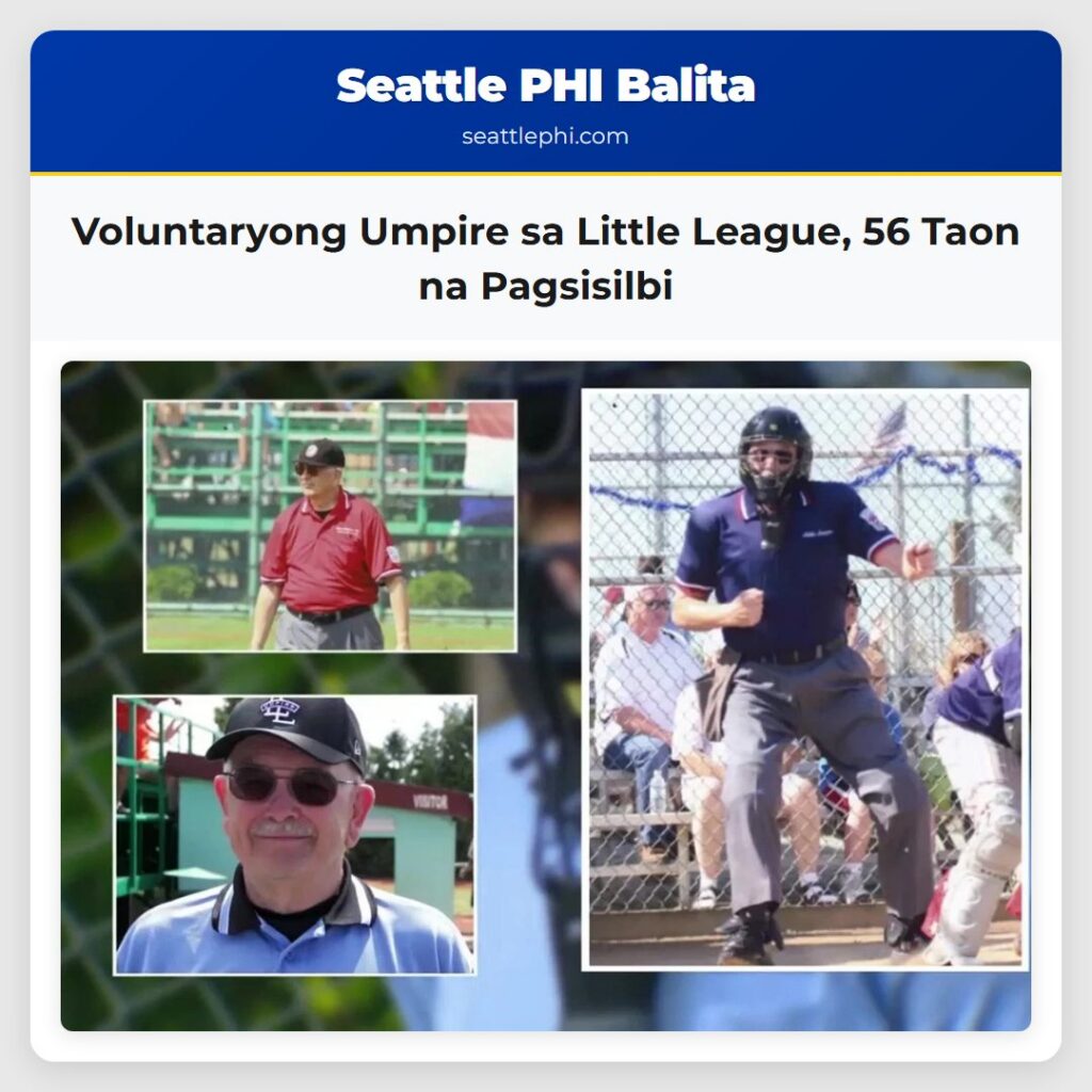 Voluntaryong Umpire sa Little League, 56 Taon na