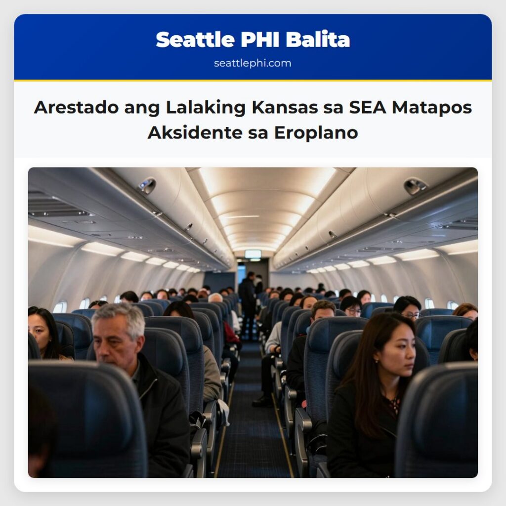 Arestado ang Lalaking Kansas sa SEA Matapos