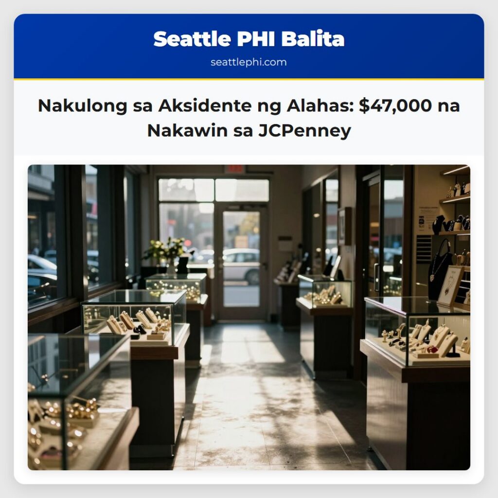 Nakulong sa Aksidente ng Alahas: $47,000 na