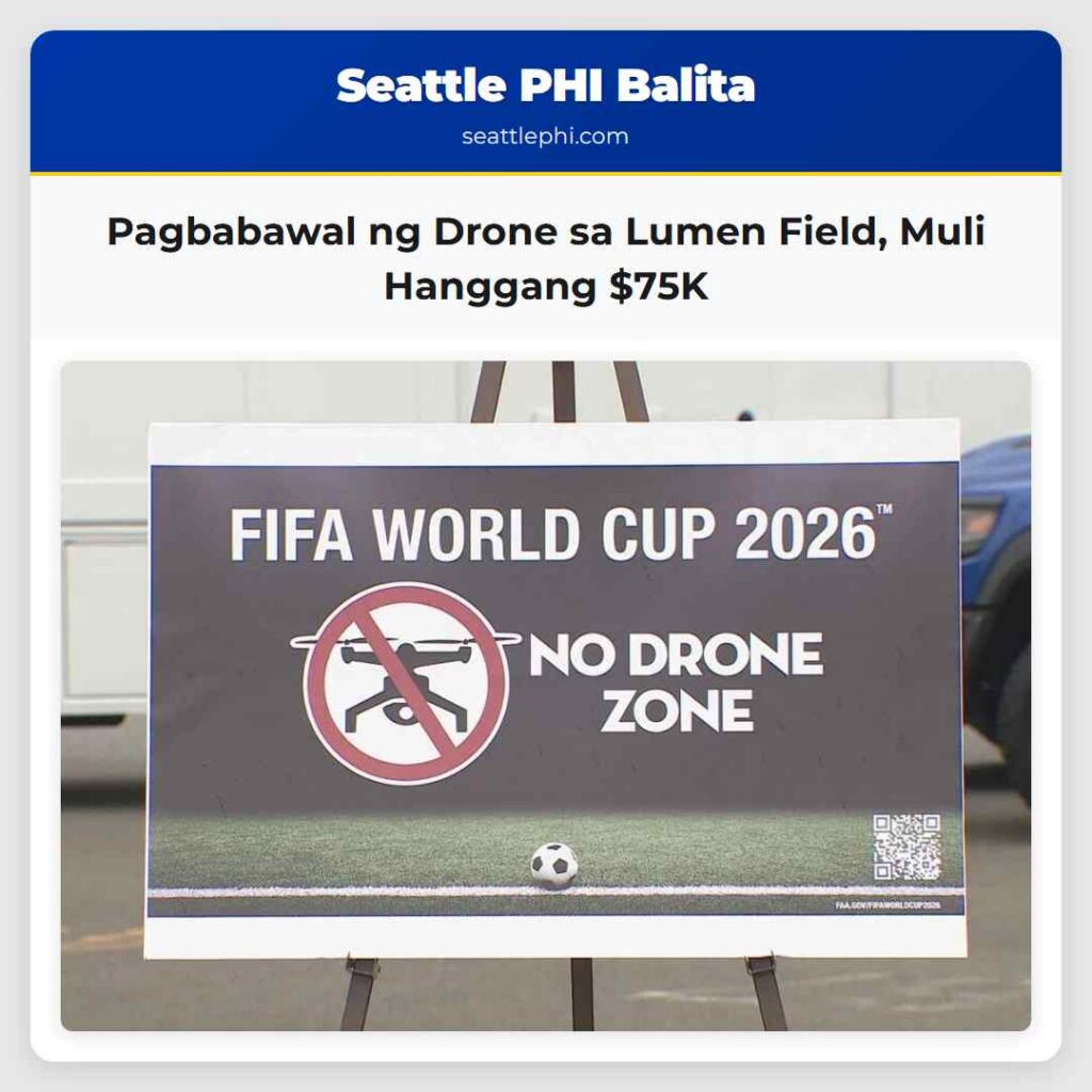 Pagbabawal ng Drone sa Lumen Field, Muli Hanggang