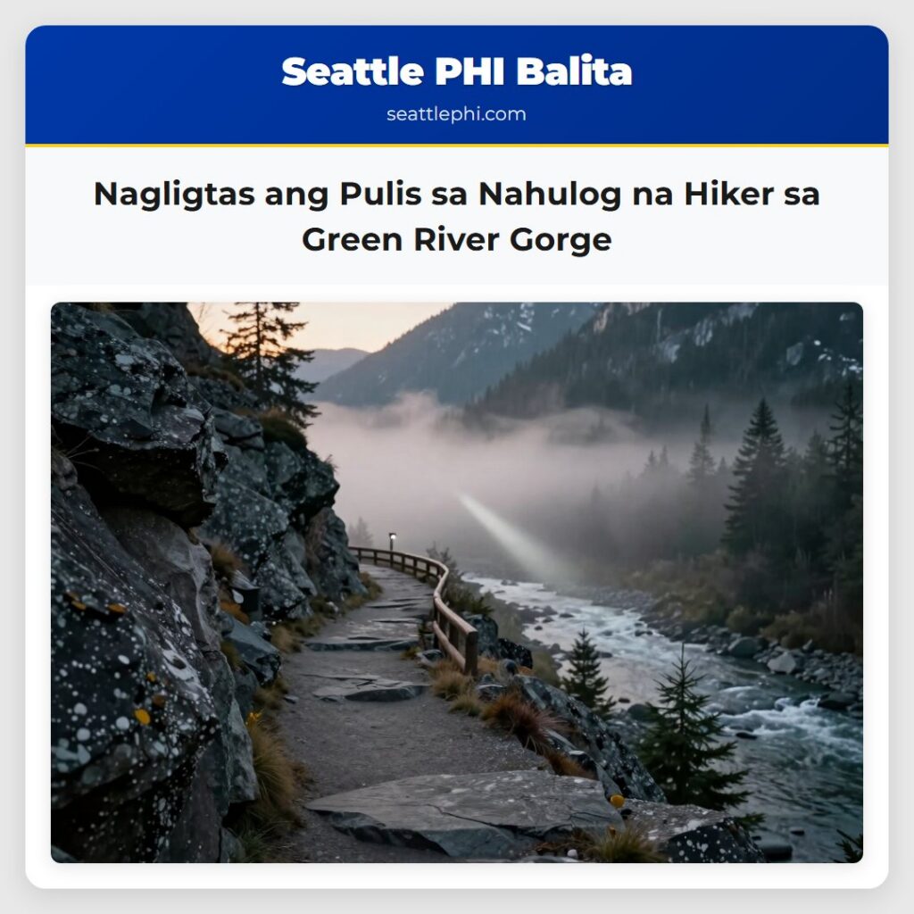 Nagligtas ang Pulis sa Nahulog na Hiker sa Green