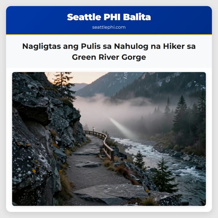 Nagligtas ang Pulis sa Nahulog na Hiker sa Green River Gorge