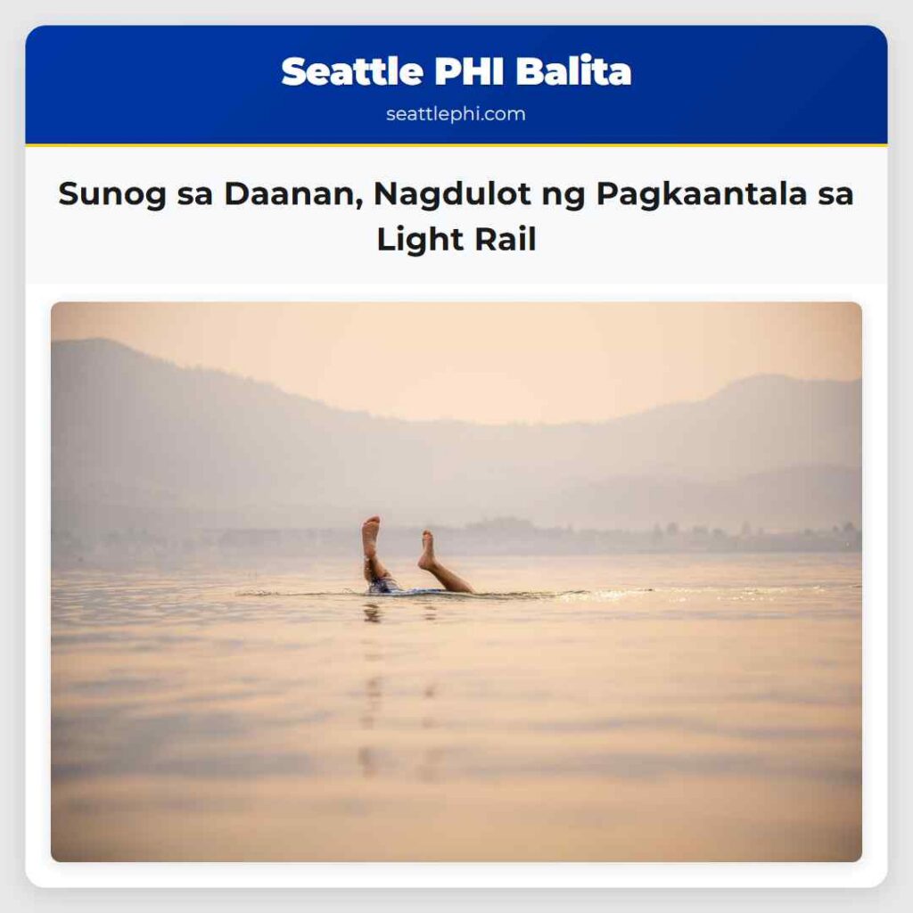 Sunog sa Daanan, Nagdulot ng Pagkaantala sa Light