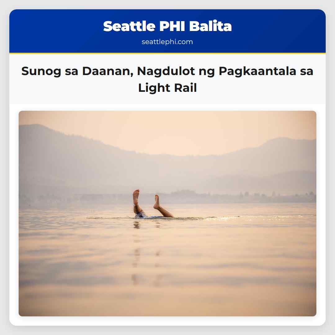 Sunog sa Daanan, Nagdulot ng Pagkaantala sa Light