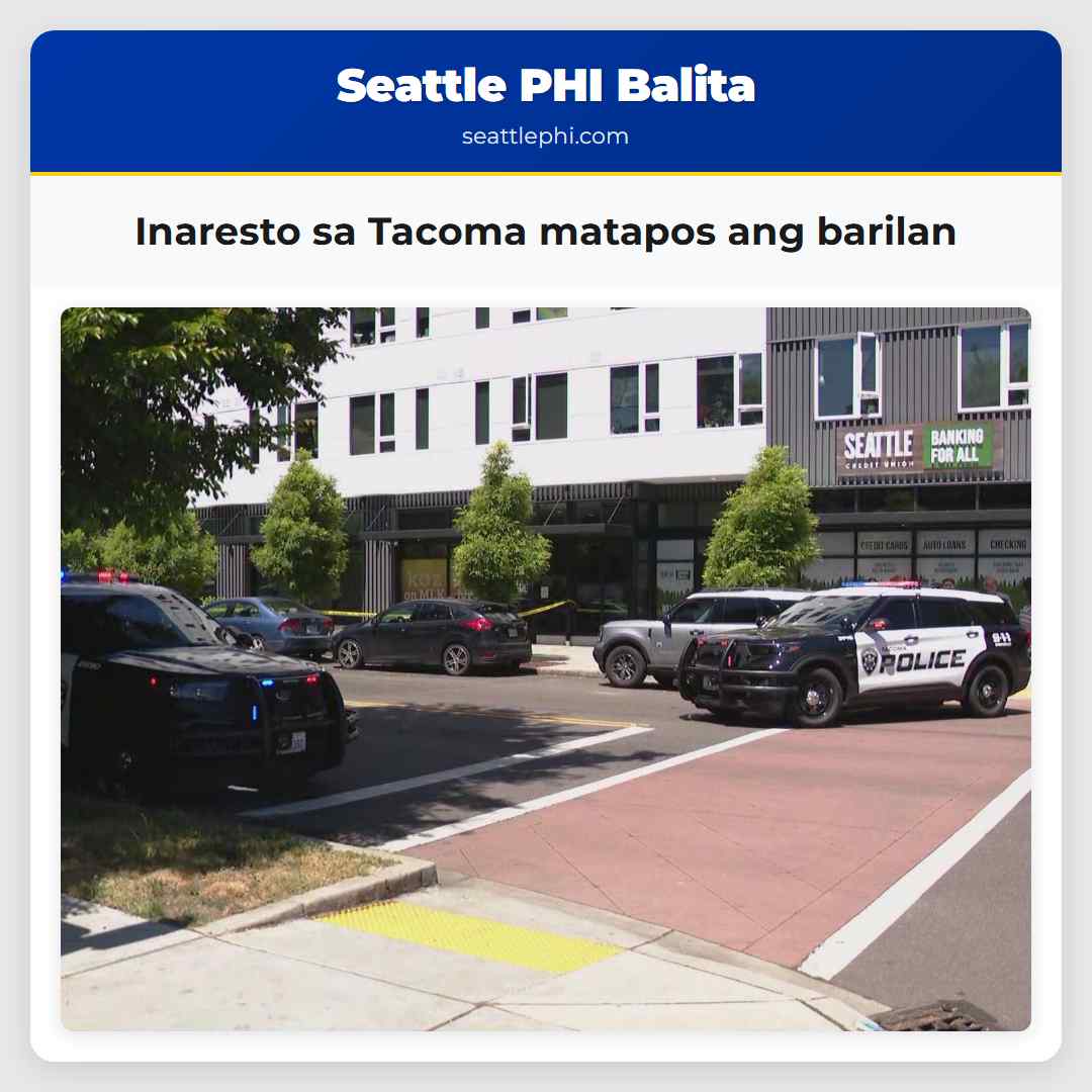 Inaresto sa Tacoma matapos ang barilan
