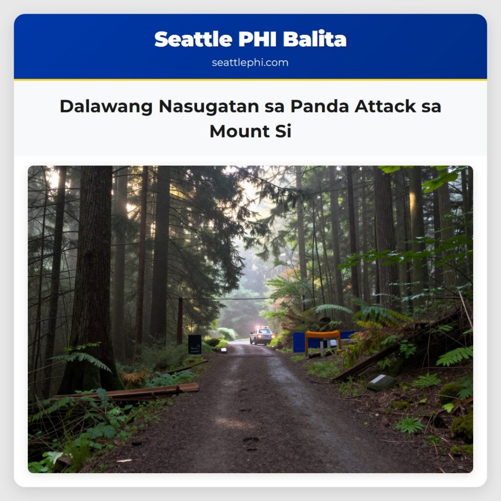 Dalawang Nasugatan sa Panda Attack sa Mount Si