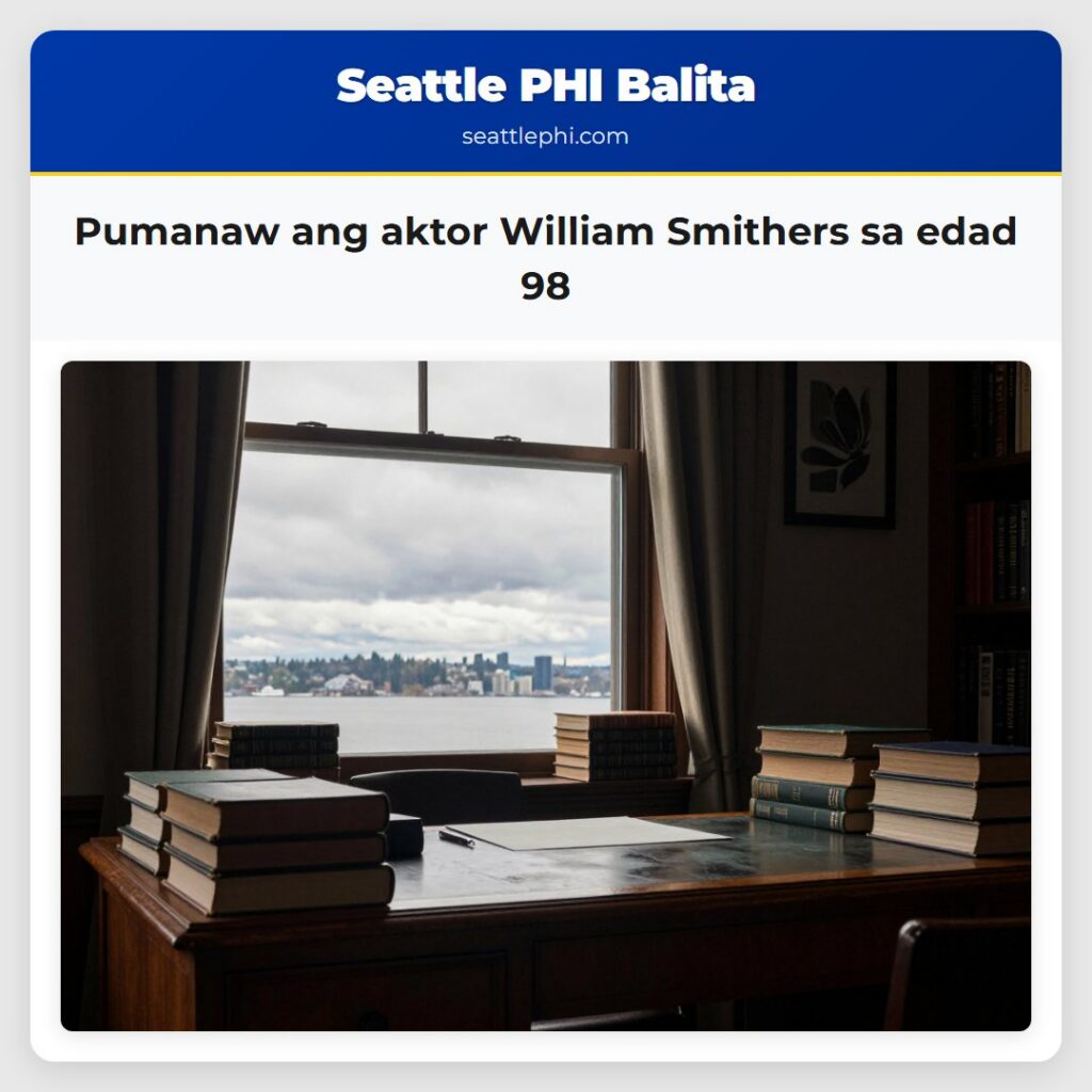 Pumanaw ang aktor William Smithers sa edad 98