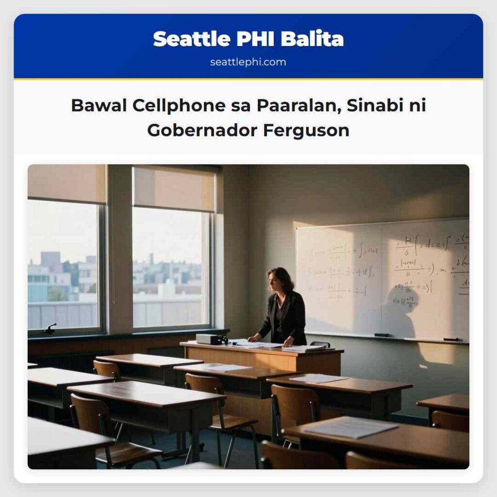 Bawal Cellphone sa Paaralan, Sinabi ni Gobernador