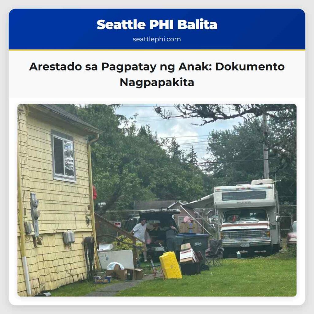 Arestado sa Pagpatay ng Anak: Dokumento