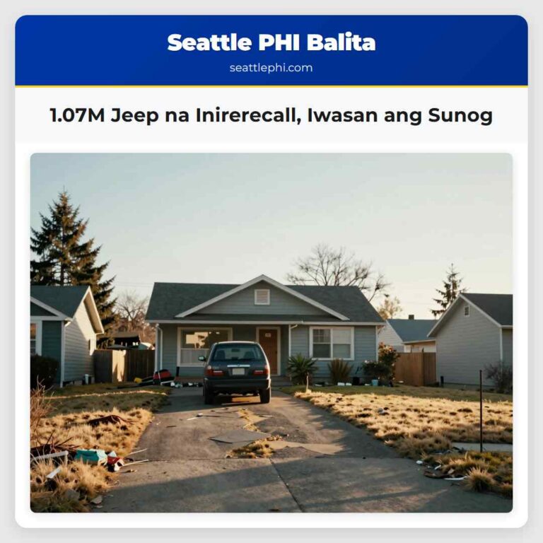 1.07M Jeep na Inirerecall Iwasan ang Sunog