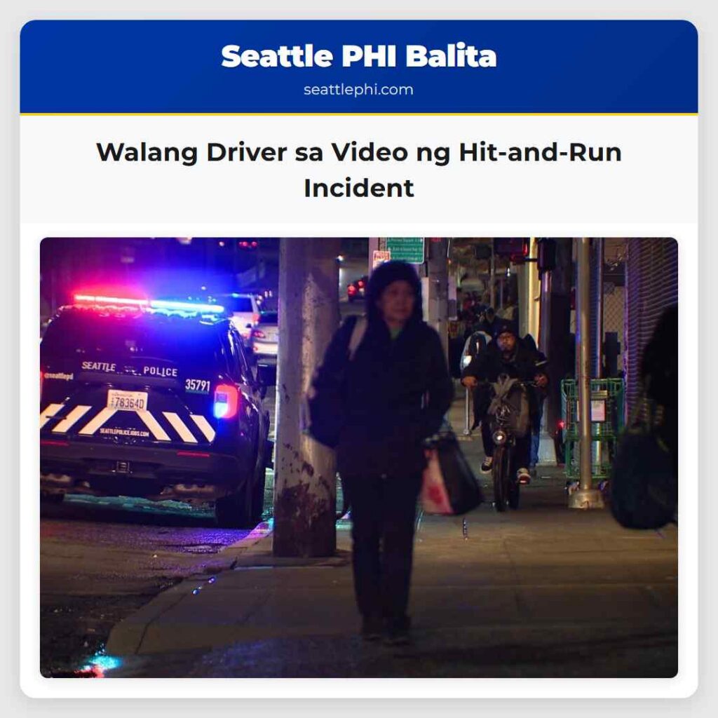 Walang Driver sa Video ng Hit-and-Run Incident