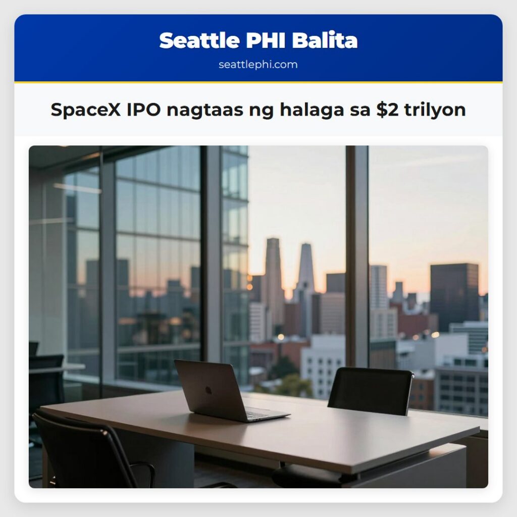 SpaceX IPO nagtaas ng halaga sa $2 trilyon