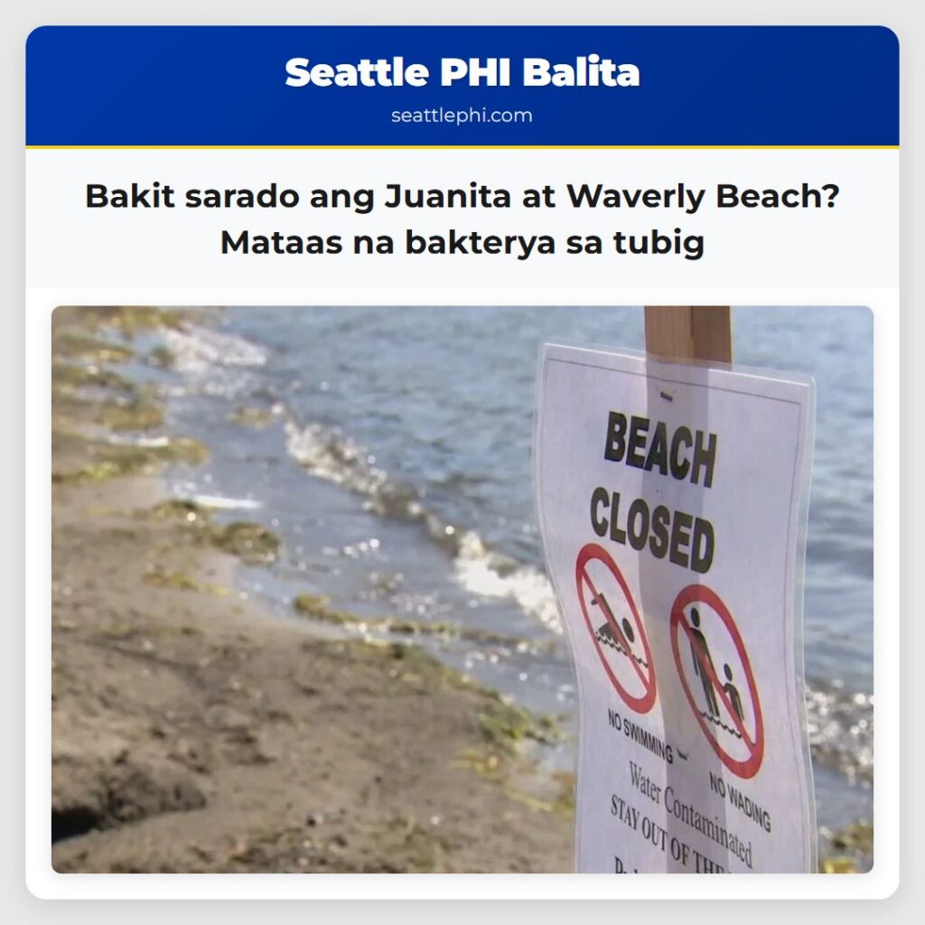 Bakit sarado ang Juanita at Waverly Beach? Mataas