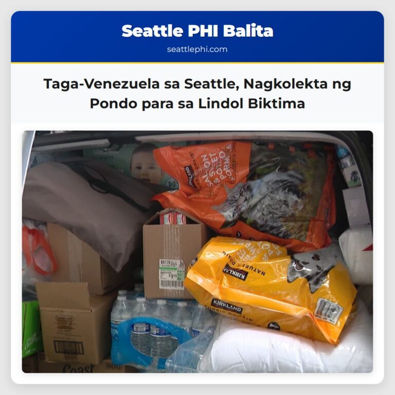 Taga-Venezuela sa Seattle Nagkolekta ng Pondo para sa Lindol Biktima