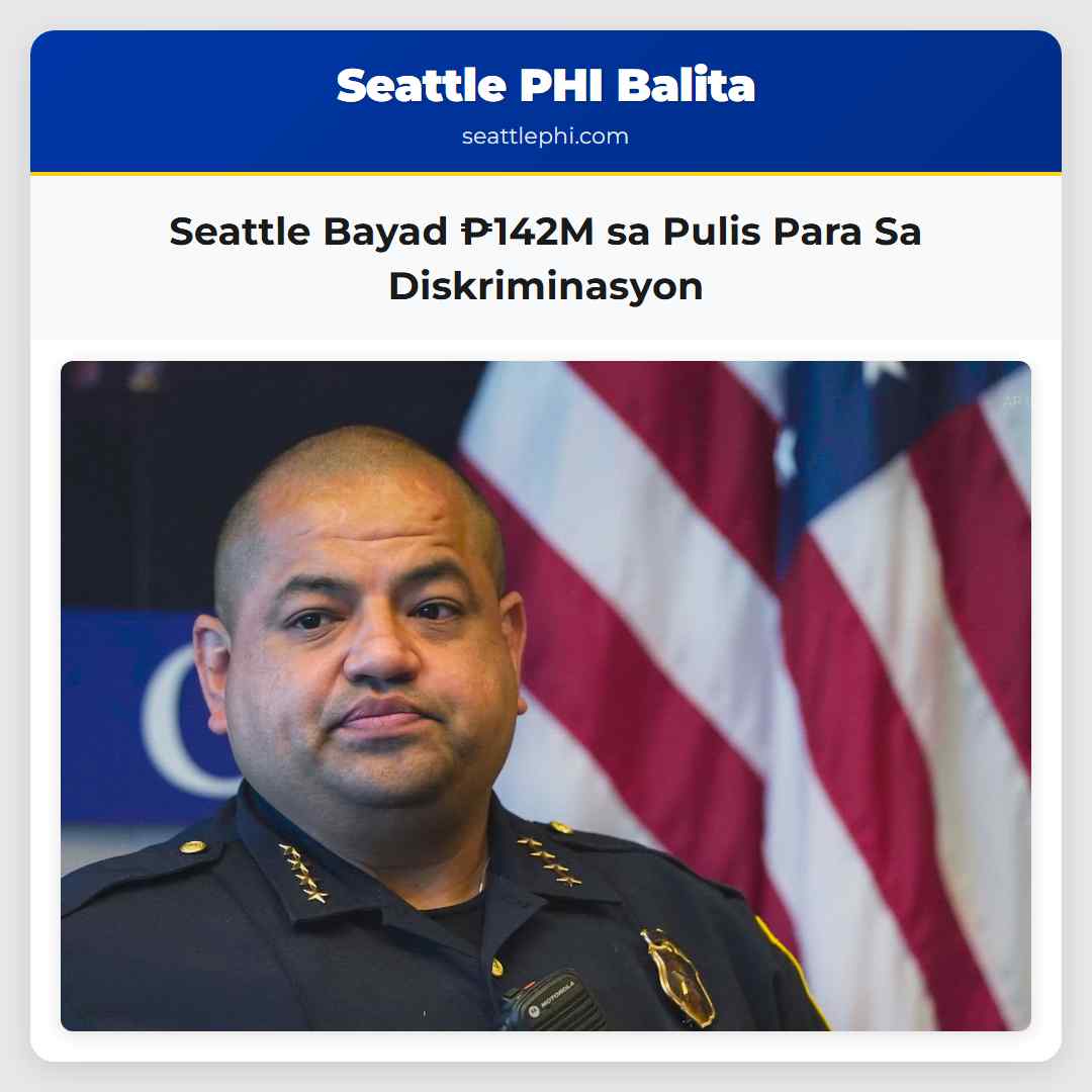 Seattle Bayad ₱142M sa Pulis Para Sa Diskriminasyon