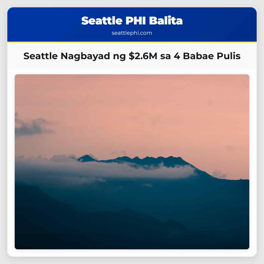 Seattle Nagbayad ng $2.6M sa 4 Babae Pulis