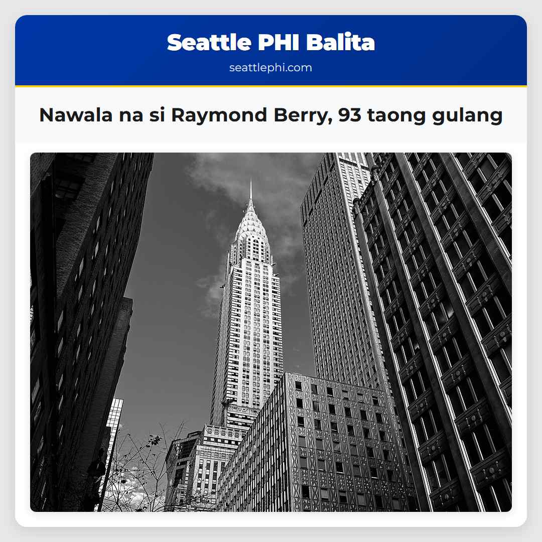 Nawala na si Raymond Berry 93 taong gulang