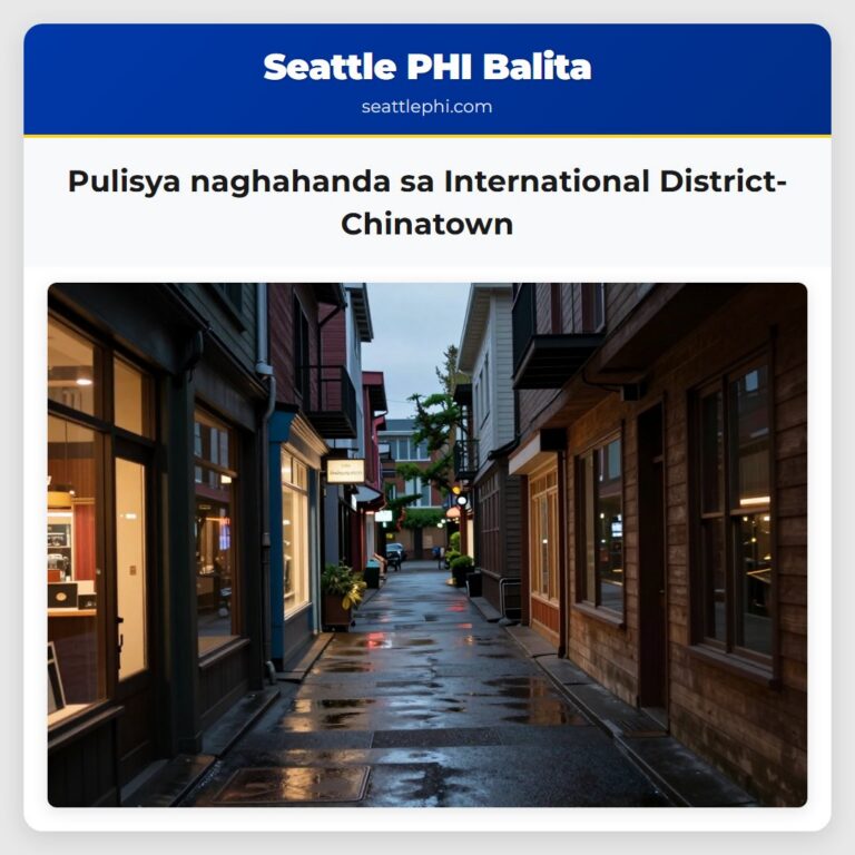 Pulisya naghahanda sa International District-Chinatown