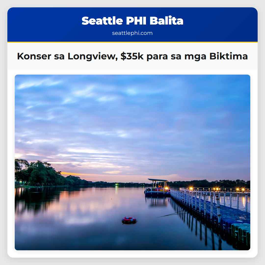 Konser sa Longview, $35k para sa mga Biktima