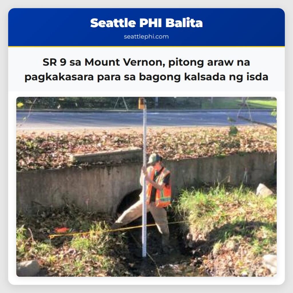 SR 9 sa Mount Vernon, pitong araw na pagkakasara