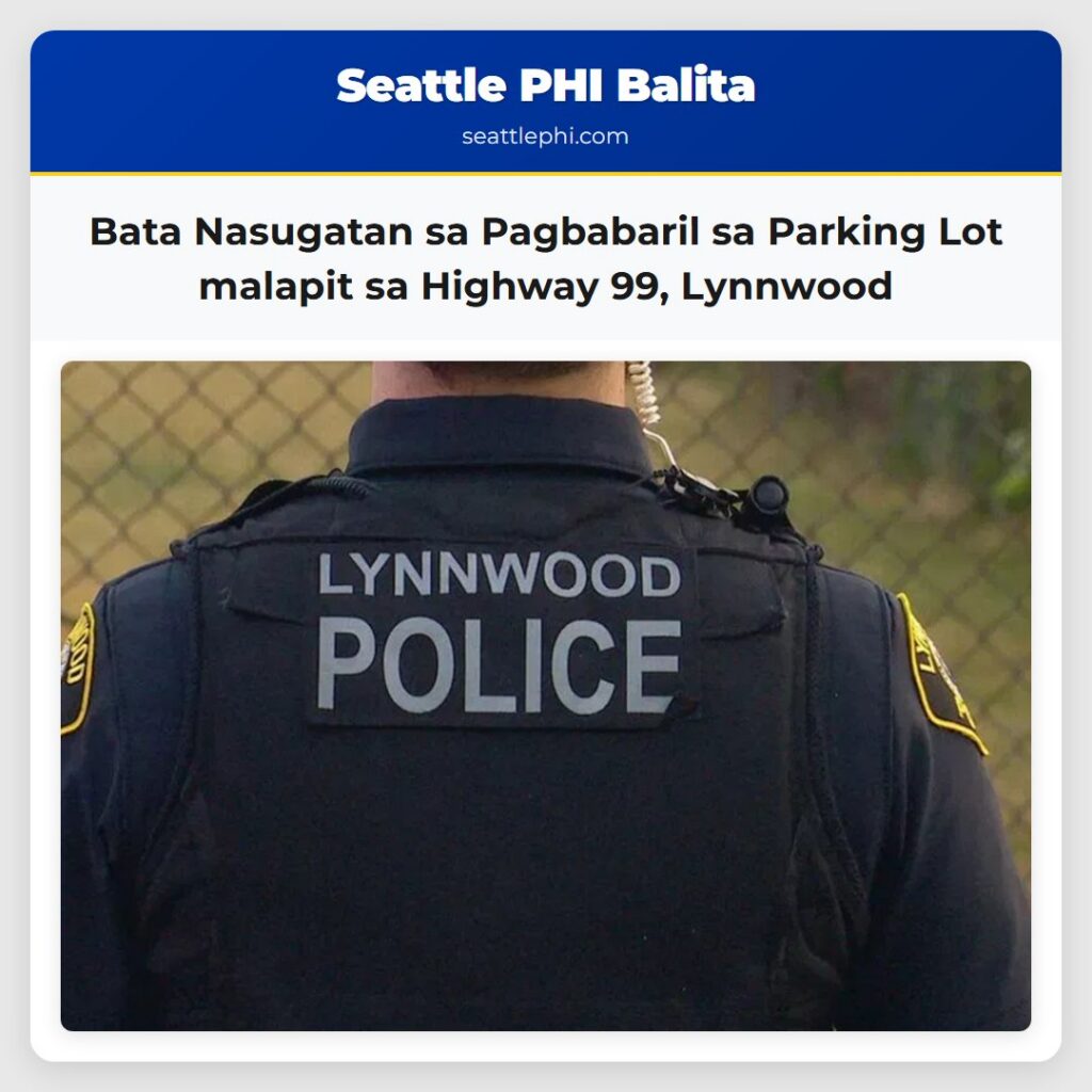 Bata Nasugatan sa Pagbabaril sa Parking Lot