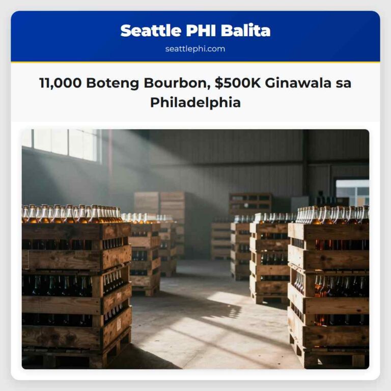 11000 Boteng Bourbon $500K Ginawala sa Philadelphia