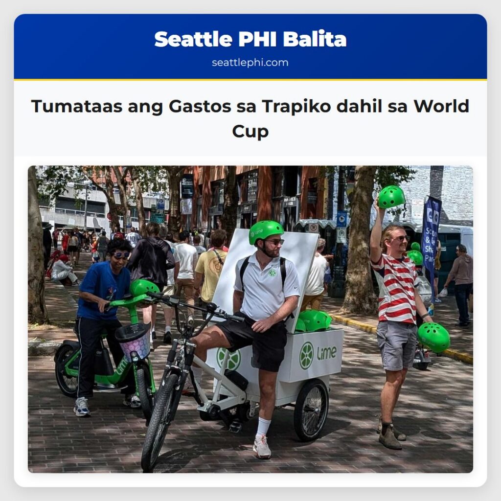 Tumataas ang Gastos sa Trapiko dahil sa World Cup