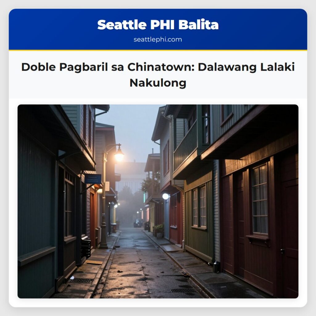Doble Pagbaril sa Chinatown: Dalawang Lalaki