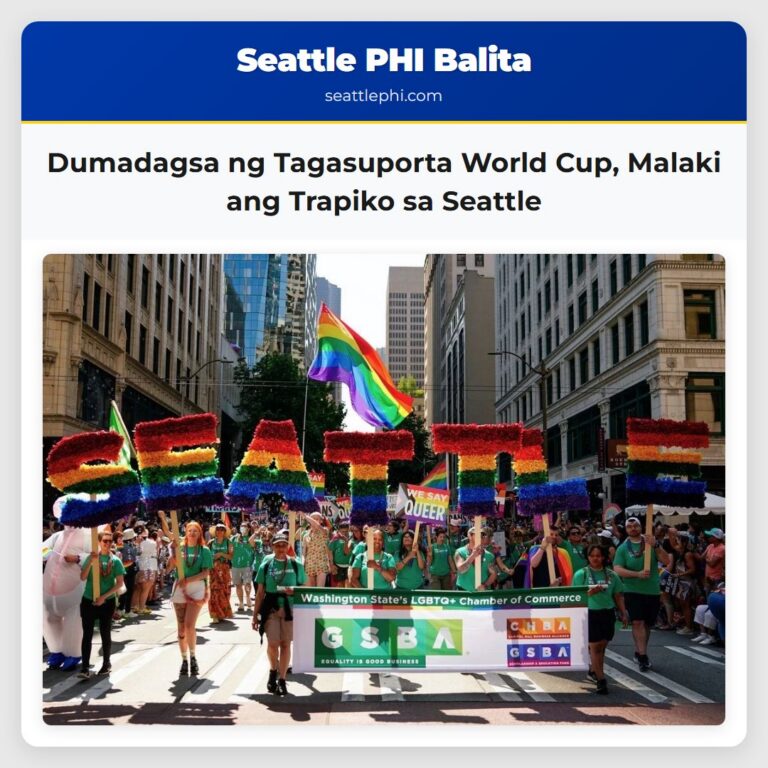 Dumadagsa ng Tagasuporta World Cup Malaki ang Trapiko sa Seattle
