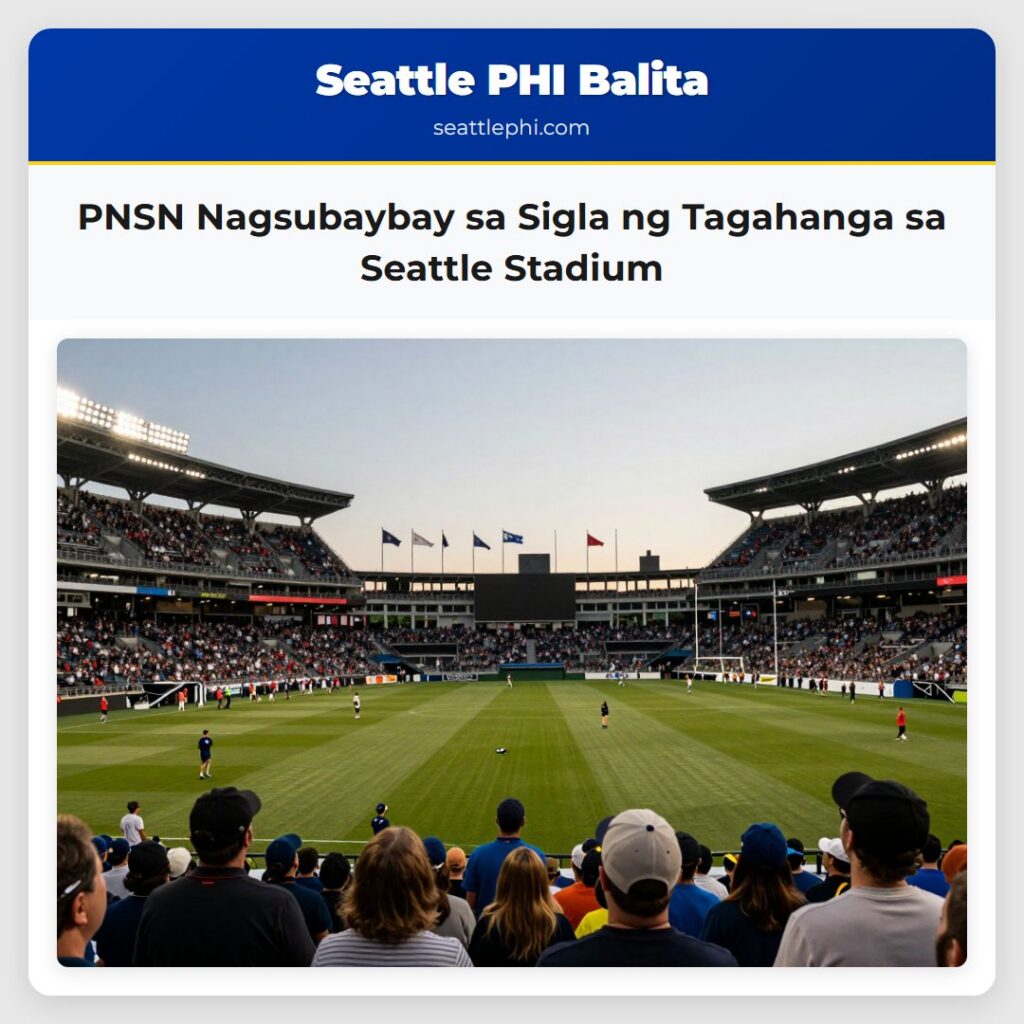 PNSN Nagsubaybay sa Sigla ng Tagahanga sa Seattle