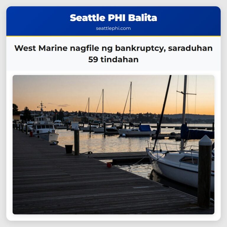 West Marine nagfile ng bankruptcy saraduhan 59 tindahan