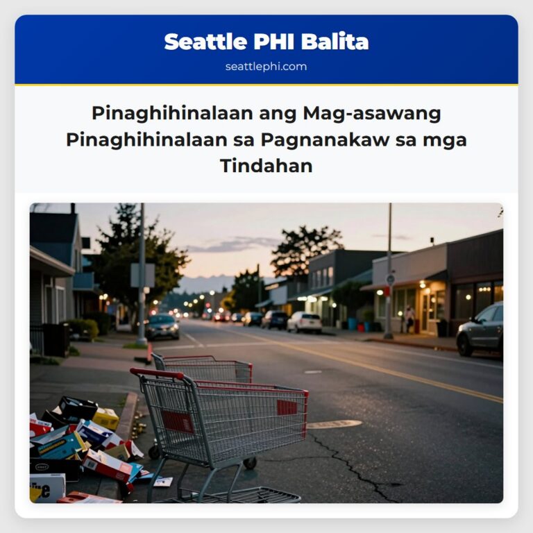 Pinaghihinalaan ang Mag-asawang Pinaghihinalaan sa Pagnanakaw sa mga Tindahan
