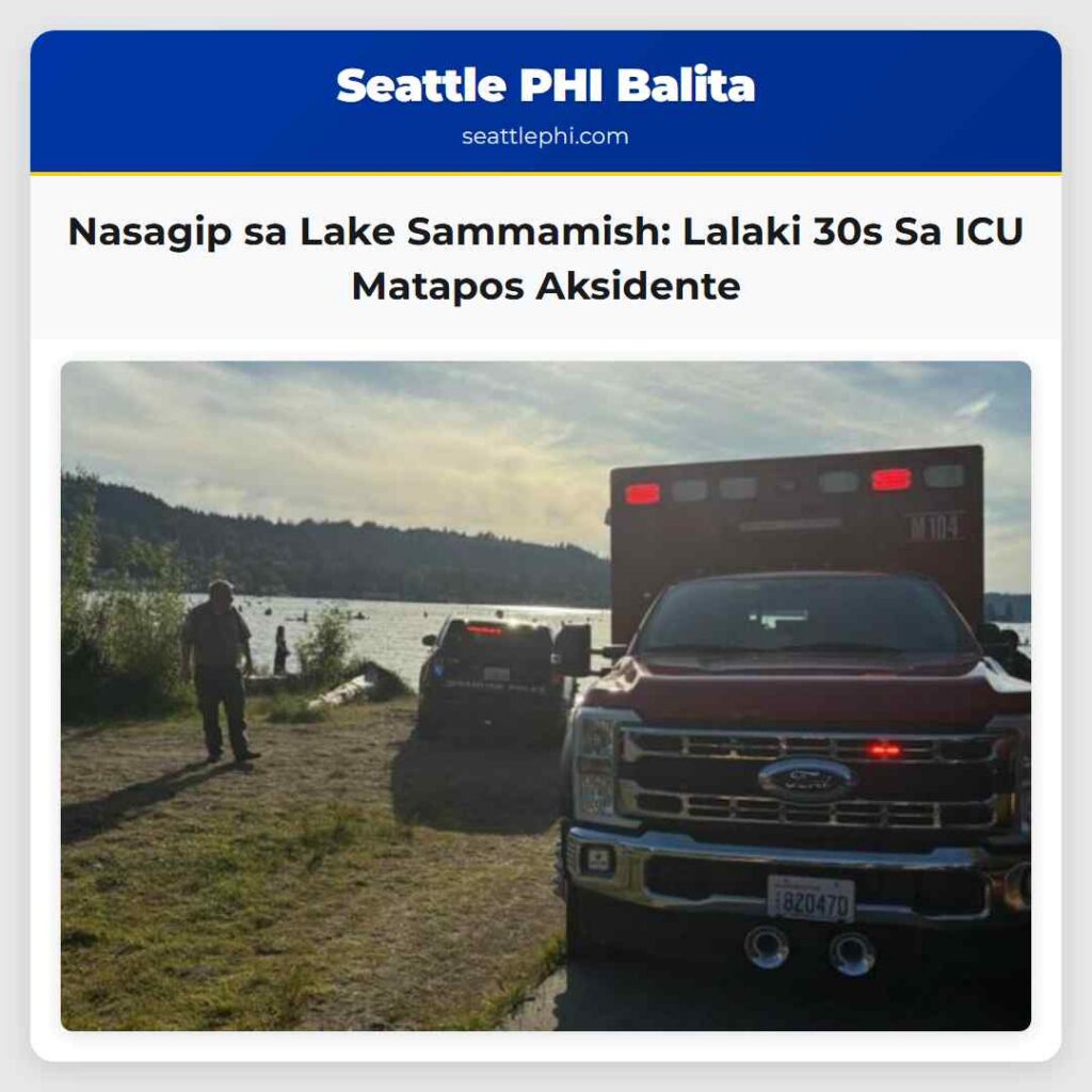 Nasagip sa Lake Sammamish: Lalaki 30s Sa ICU