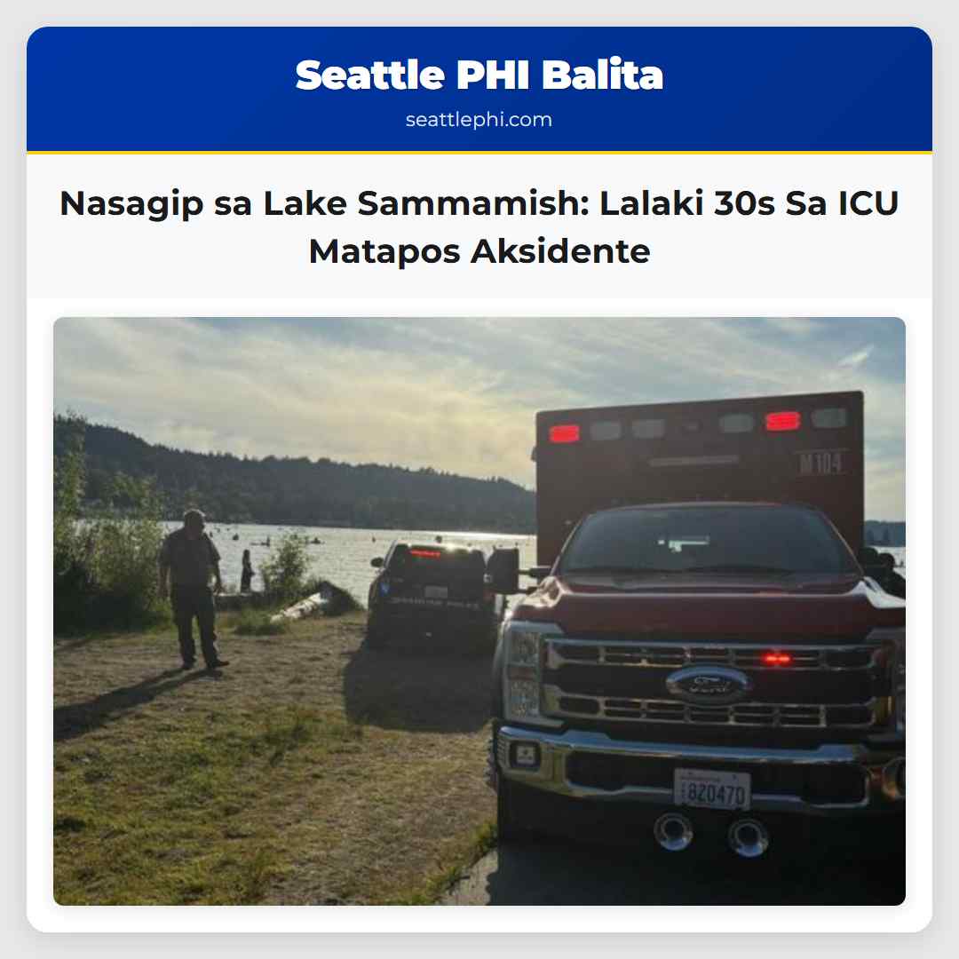 Nasagip sa Lake Sammamish: Lalaki 30s Sa ICU