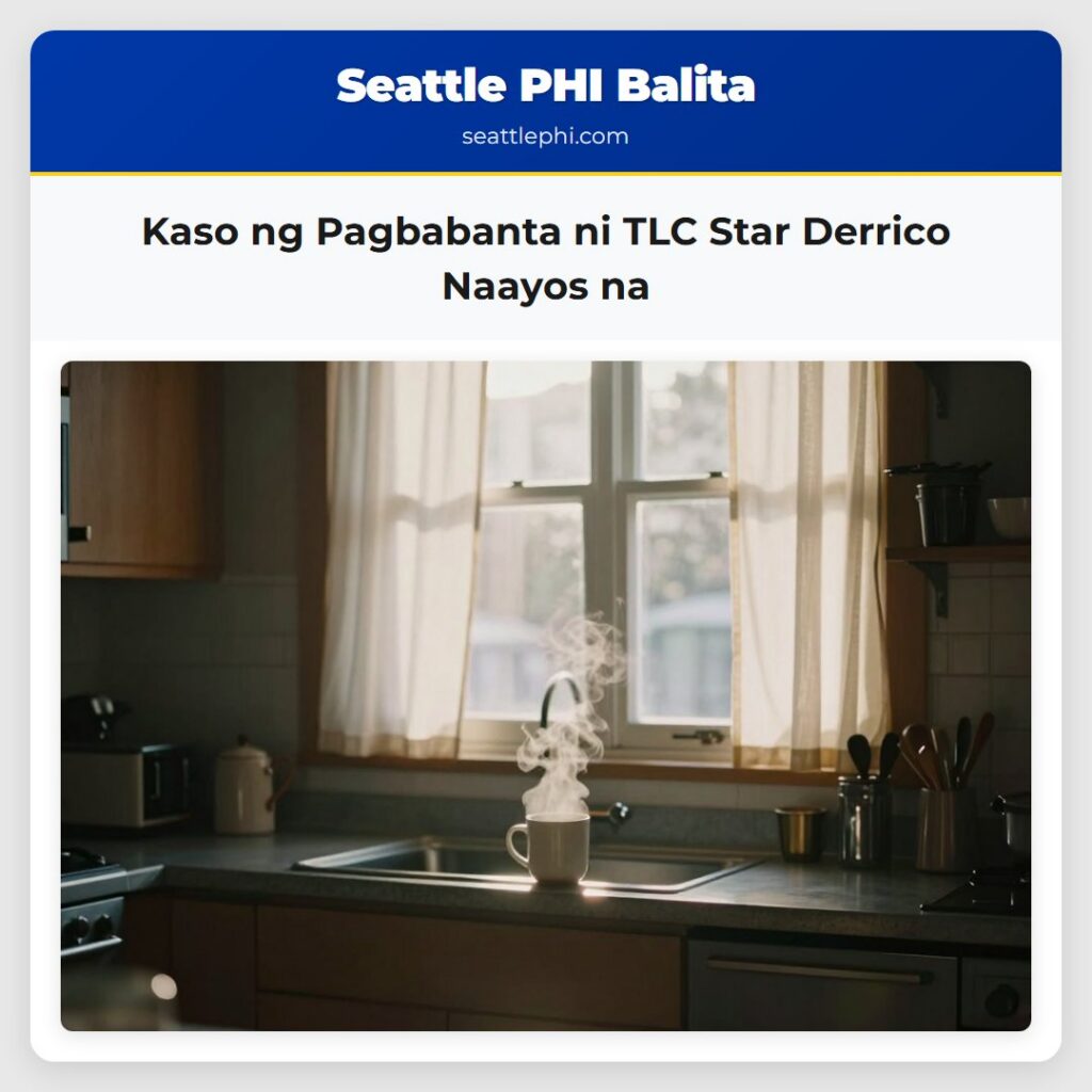Kaso ng Pagbabanta ni TLC Star Derrico Naayos na