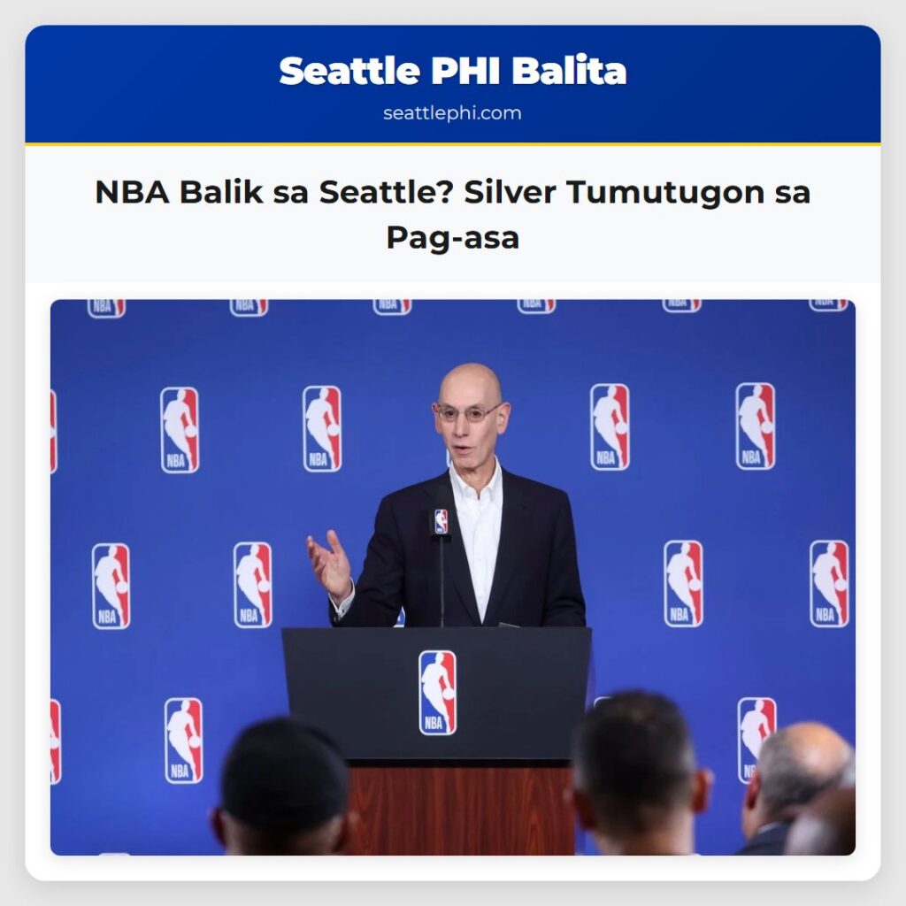 NBA Balik sa Seattle? Silver Tumutugon sa Pag-asa