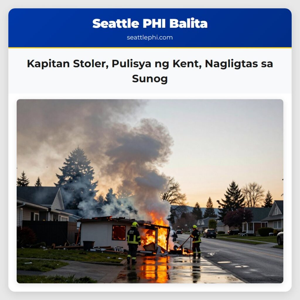 Kapitan Stoler, Pulisya ng Kent, Nagligtas sa