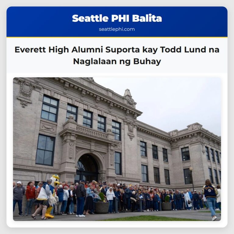 Everett High Alumni Suporta kay Todd Lund na Naglalaan ng Buhay