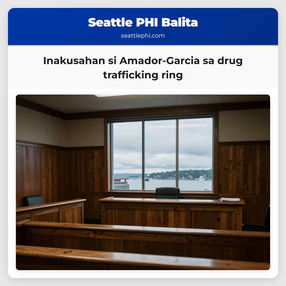Inakusahan si Amador-Garcia sa drug trafficking ring