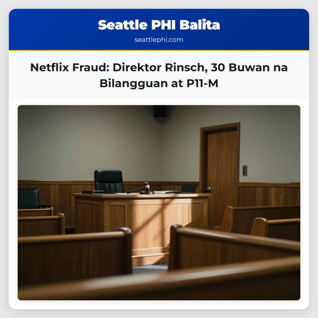 Netflix Fraud: Direktor Rinsch, 30 Buwan na