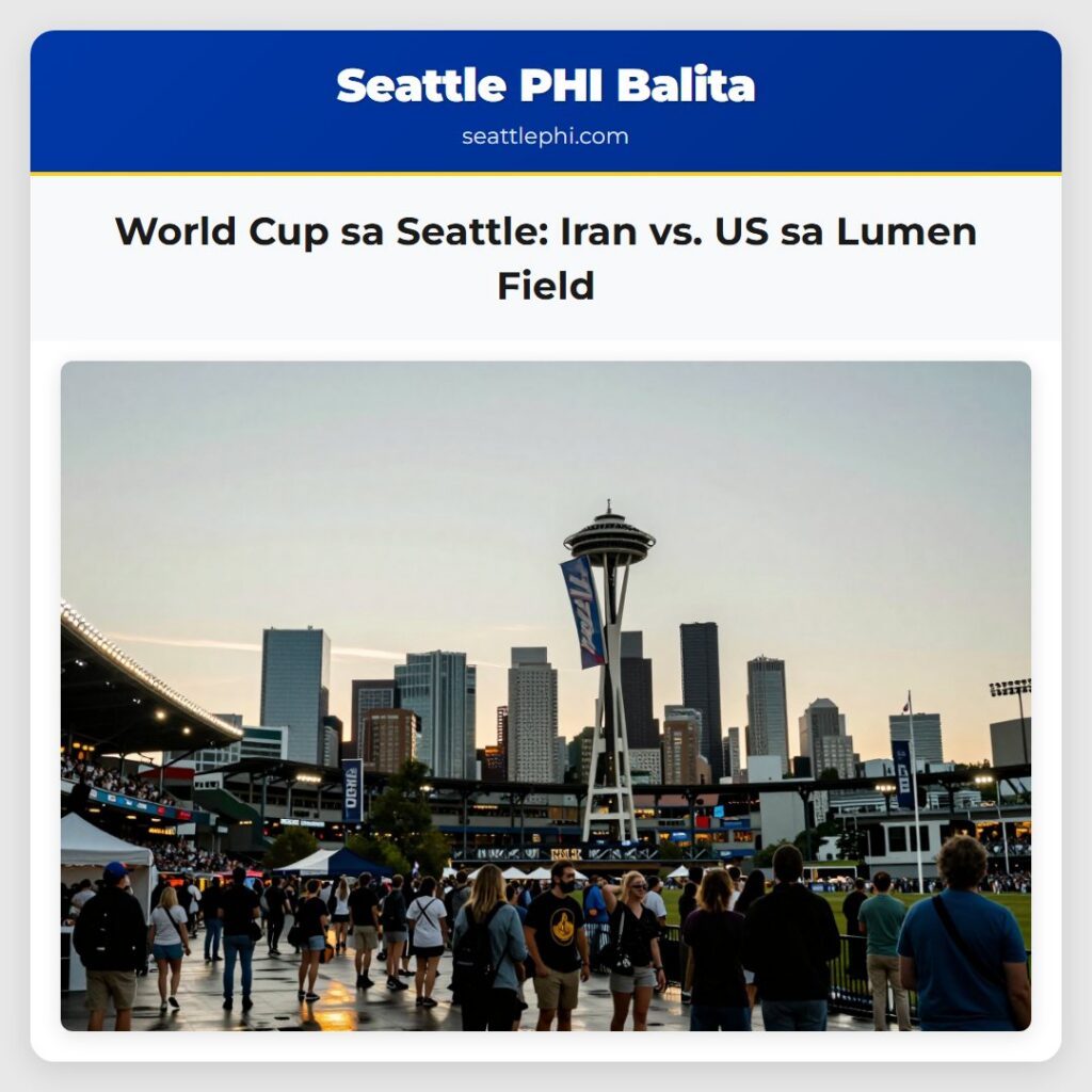 World Cup sa Seattle: Iran vs. US sa Lumen Field