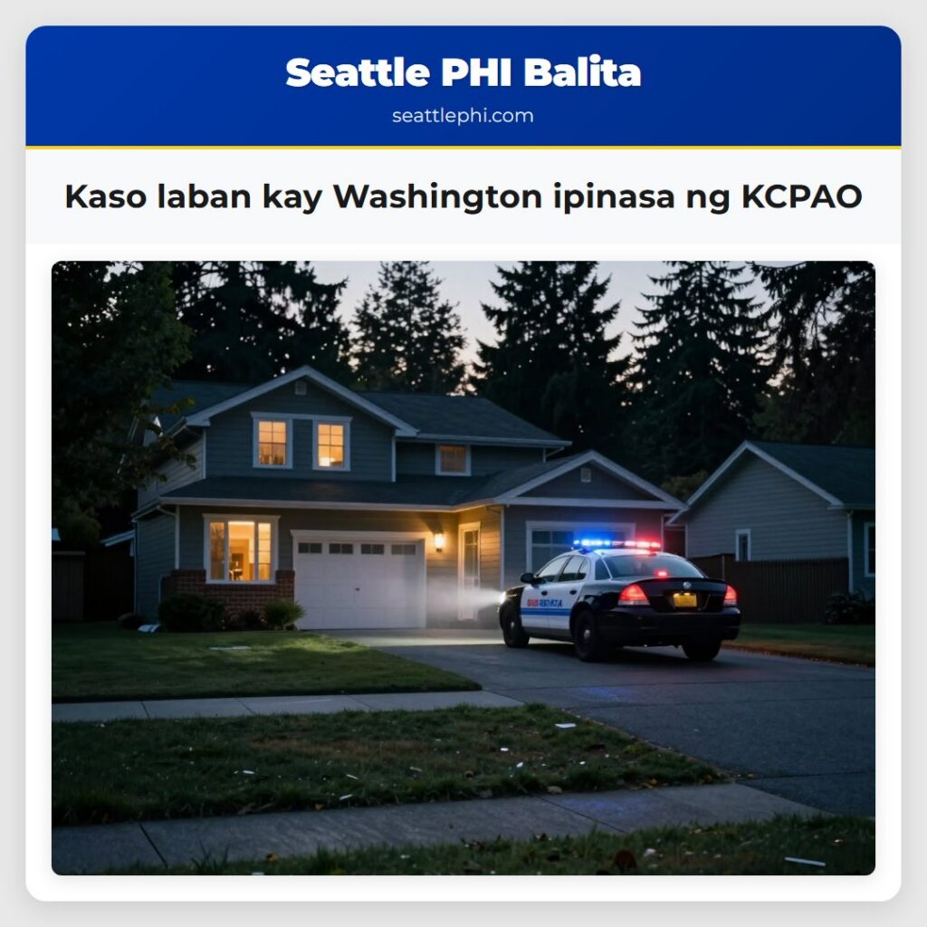 Kaso laban kay Washington ipinasa ng KCPAO