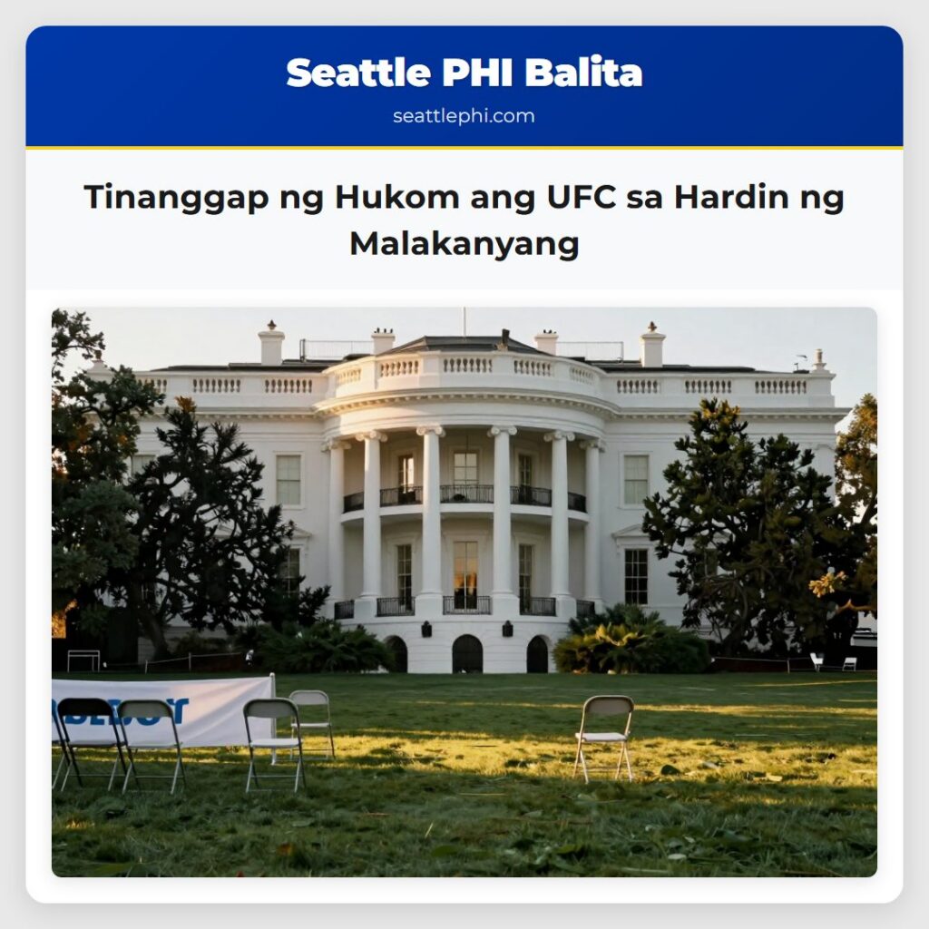 Tinanggap ng Hukom ang UFC sa Hardin ng